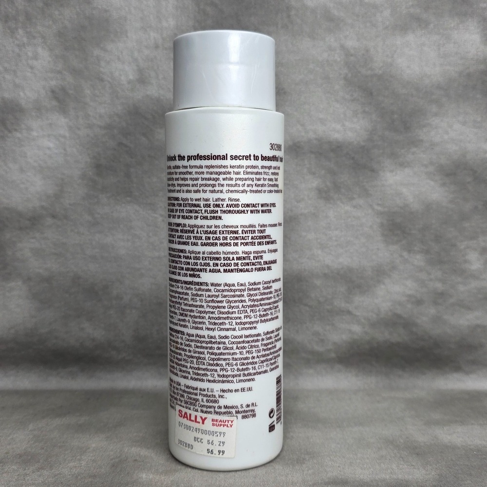 ION Smooth Solutions Keratin Smoothing Shampoo 12 fl oz - Picture 2 of 2